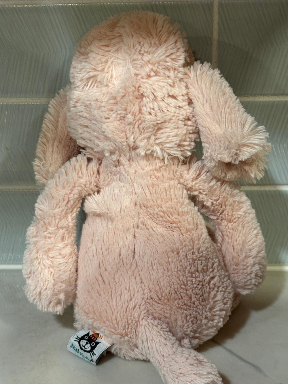 Jellycat Blush Pink Plush Poodle Dog Toy - Picture 2 of 3